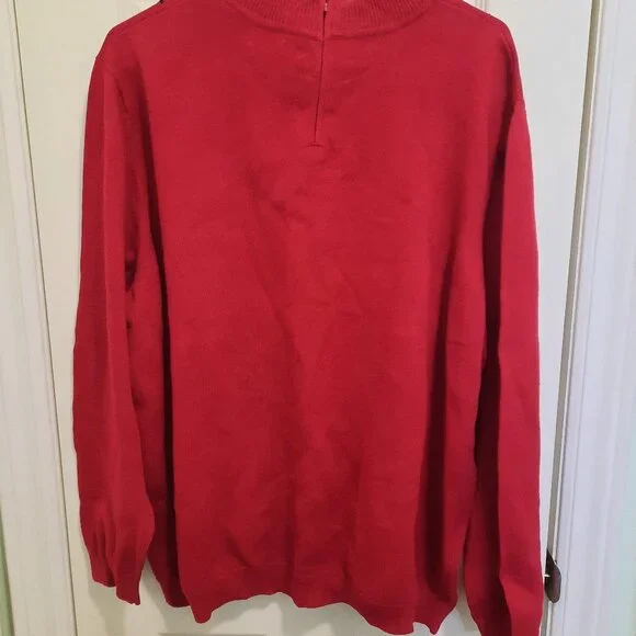 NWT 75% off Burgundy Color Embroidered Sequins Beaded Sweater - Picture 3 of 7